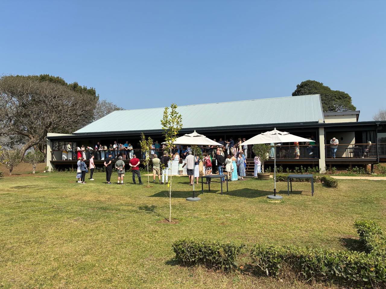 The Awaken Church community outside its venue